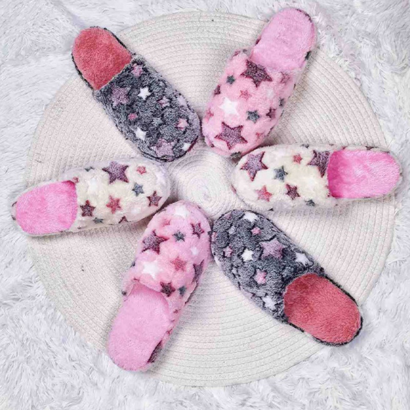 Women Shoes On Sale - Five-pointed Stars Women Home Soft Slippers