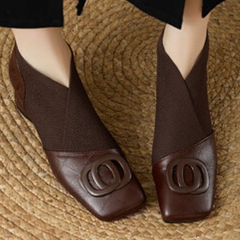 Women'S Shoes Chelsea - Autumn New Classic Solid Color Mesh