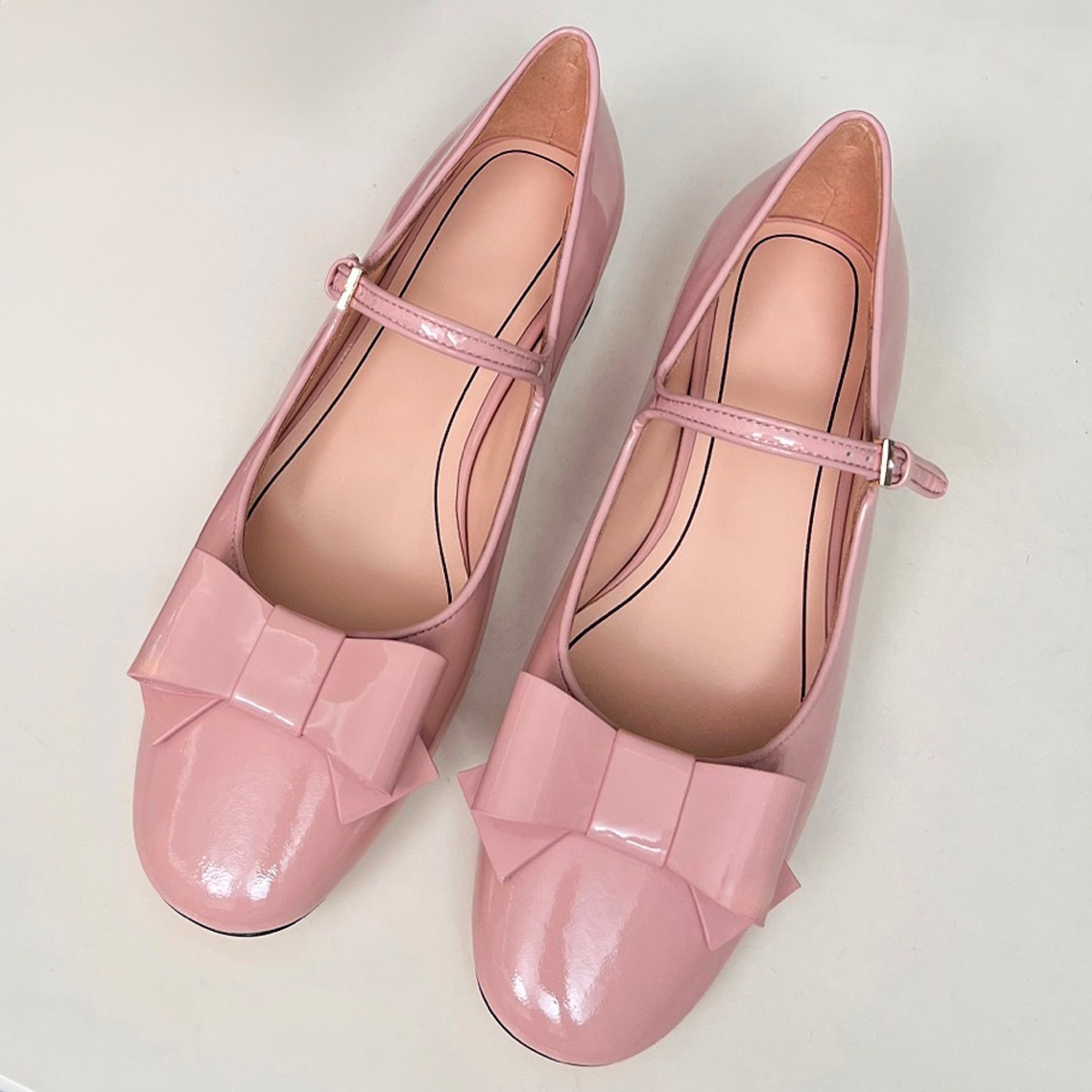 Shoes For Women Flats - 2026 Women's Soft Patent Leather Round