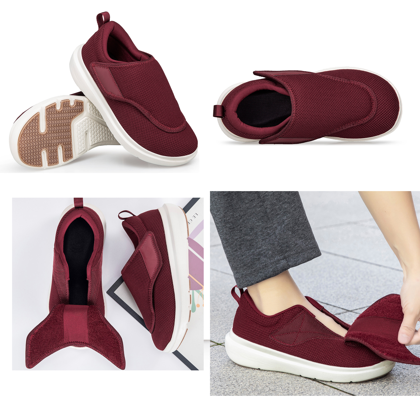 Women'S Shoes With Bunions - Extra Wide Women's Diabetic Shoes Adjustable