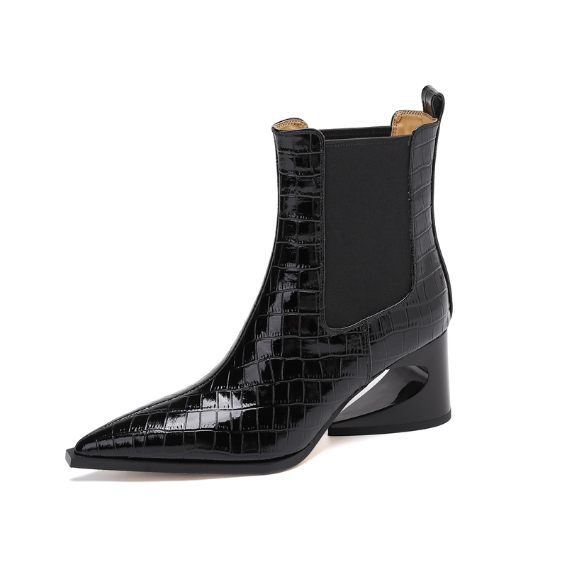 Women's new leather embossed p - đánh giá và giá Women'S Shoes Chelsea