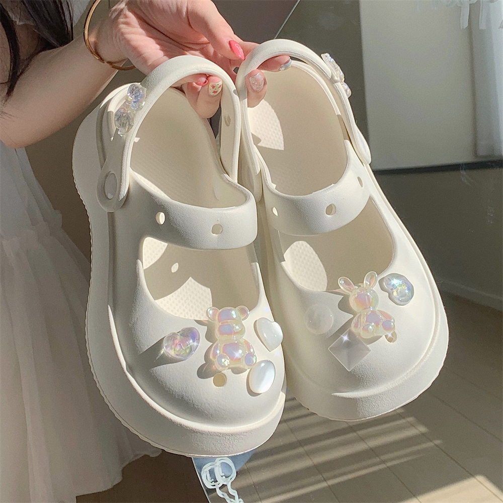 Sweet Rhinestone Mary Jane San - đánh giá và giá Thong Flat Sandal