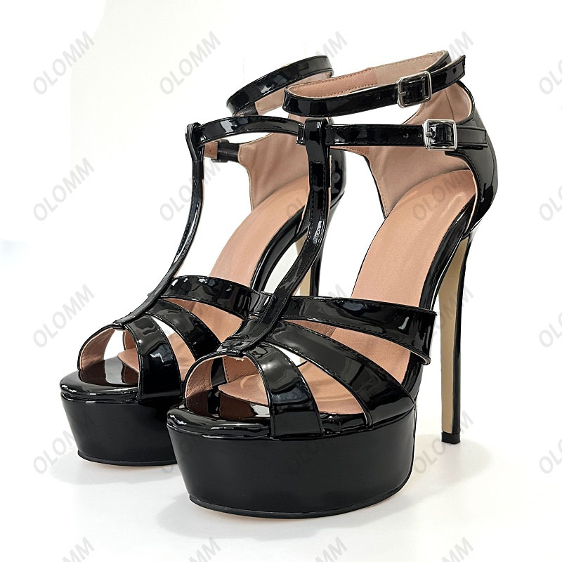 Olomm Handmade Women Platform  - đánh giá và giá Metallic Heel Sandal