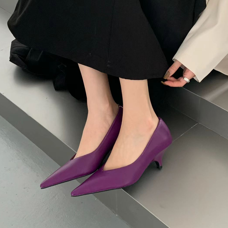 SUOJIALUN 2025 Spring New Bran - đánh giá và giá Slingback Pumps Women