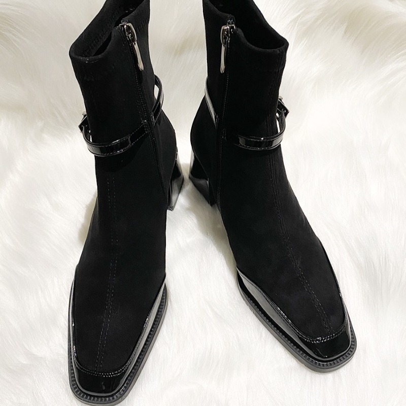 Autumn New Suede Short Boots 2 - đánh giá và giá Women'S Shoes Chelsea