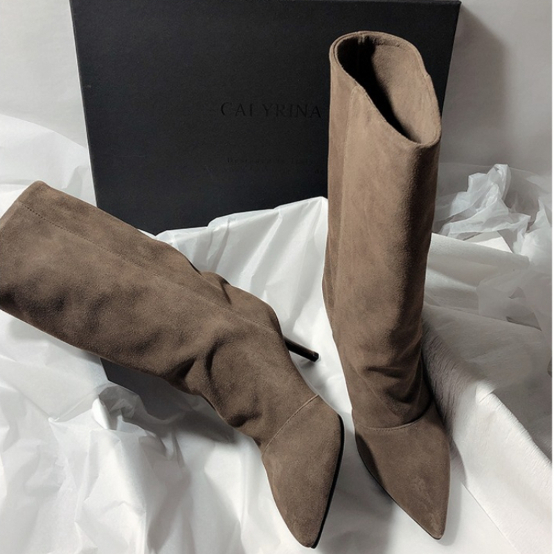 2025 New Luxury Suede Winter S - đánh giá và giá Knee High Boots Women