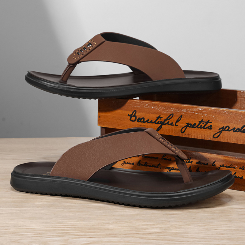 Simple Design Male Summer Slip - đánh giá và giá Thong Flat Sandal