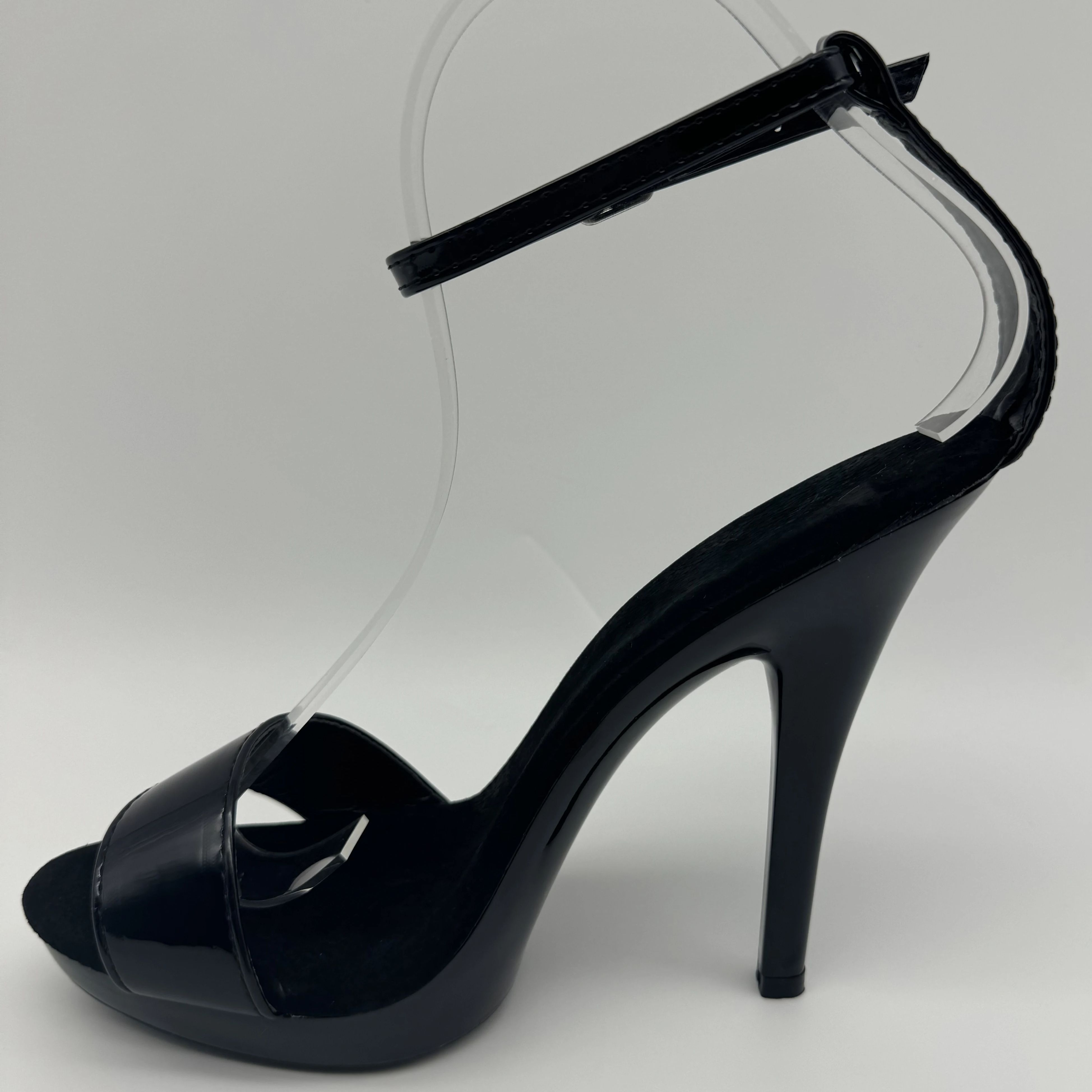 Black Patent Stilettos 13cm -  - đánh giá và giá Wide Fit Heels