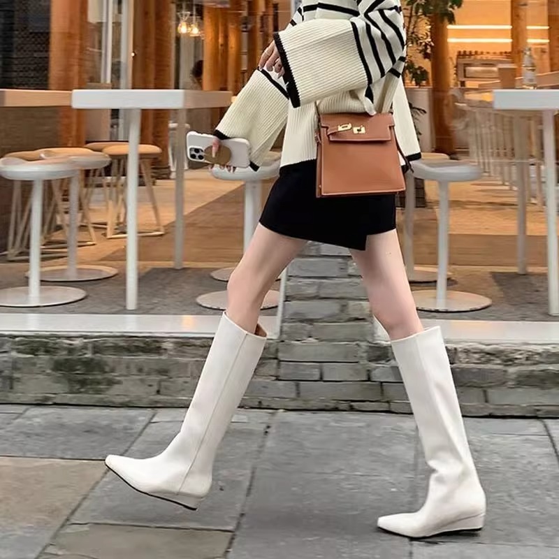 Fashion Knee-High Women's Boot - đánh giá và giá Women'S Shoes Chelsea
