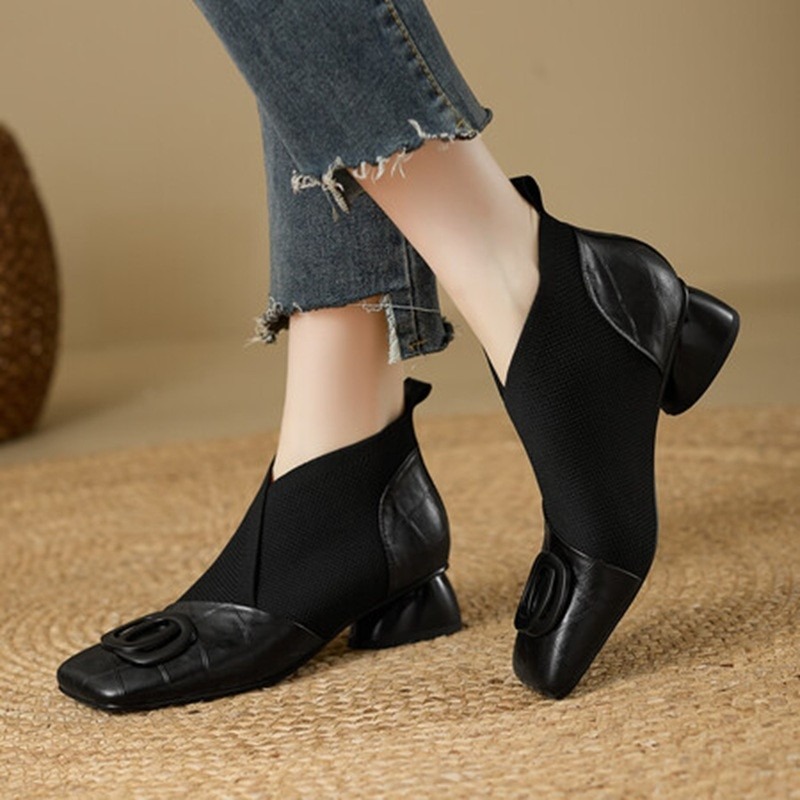 Autumn New Classic Solid Color - đánh giá và giá Women'S Shoes Chelsea