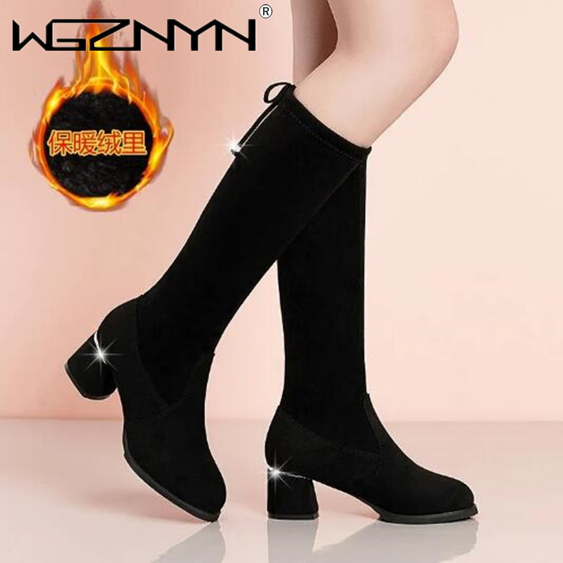 Women Autumn Winter Black Knee - đánh giá và giá Knee High Boots Women