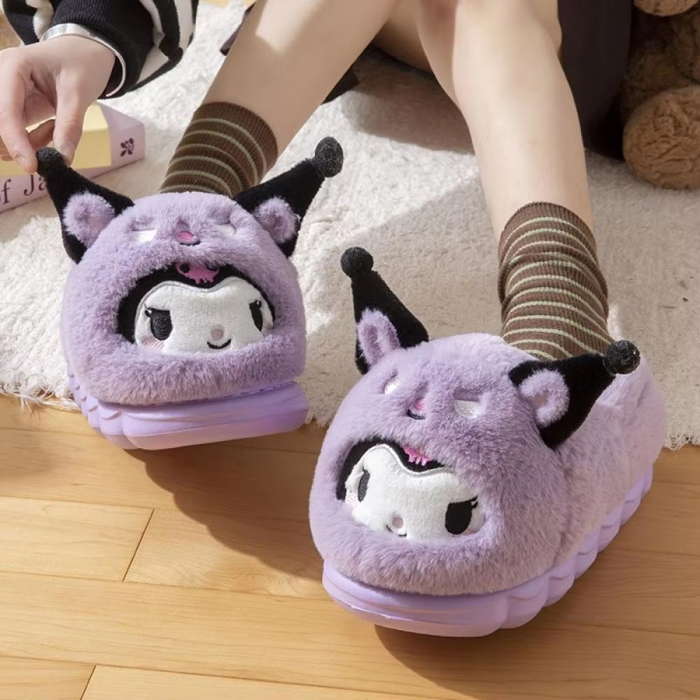 Anime Winter Plush Slippers Ku - đánh giá và giá Women Shoes On Sale