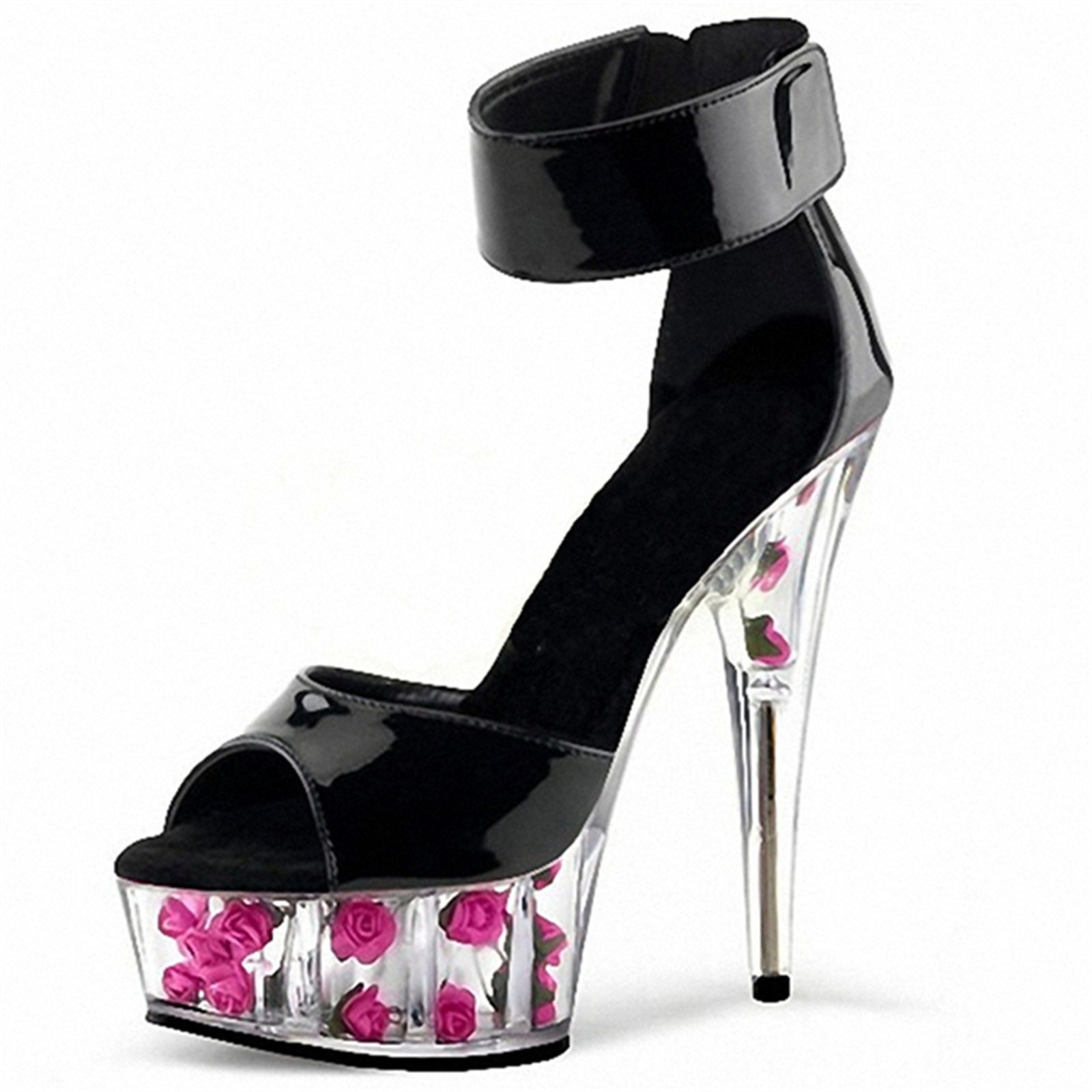 Neo Gothic Heels 15cm - Black  - đánh giá và giá Wide Fit Heels