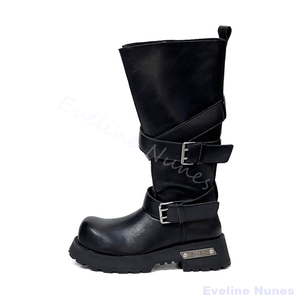 Wide-legged Belt Buckle Thick- - đánh giá và giá Wide Fit Heels