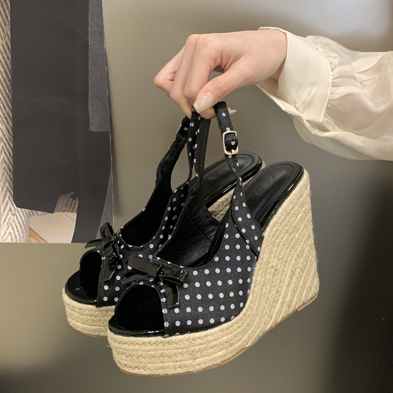 Aneikeh Summer Thick Soled Gra - đánh giá và giá Wide Fit Heels