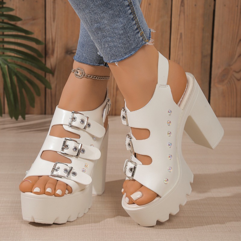 Super High Heel Sandals Summer - đánh giá và giá Metallic Heel Sandal