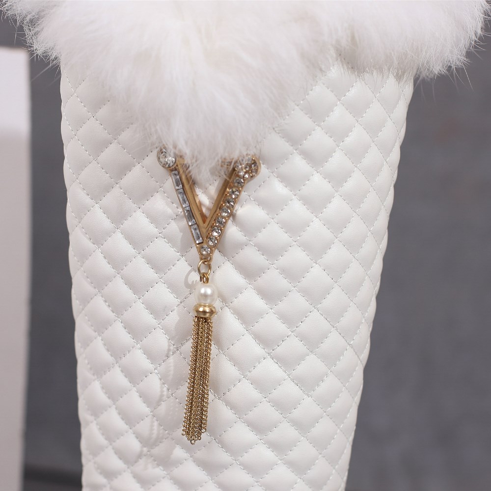 Winter Women Fur Knee High Boo - đánh giá và giá Knee High Boots Women