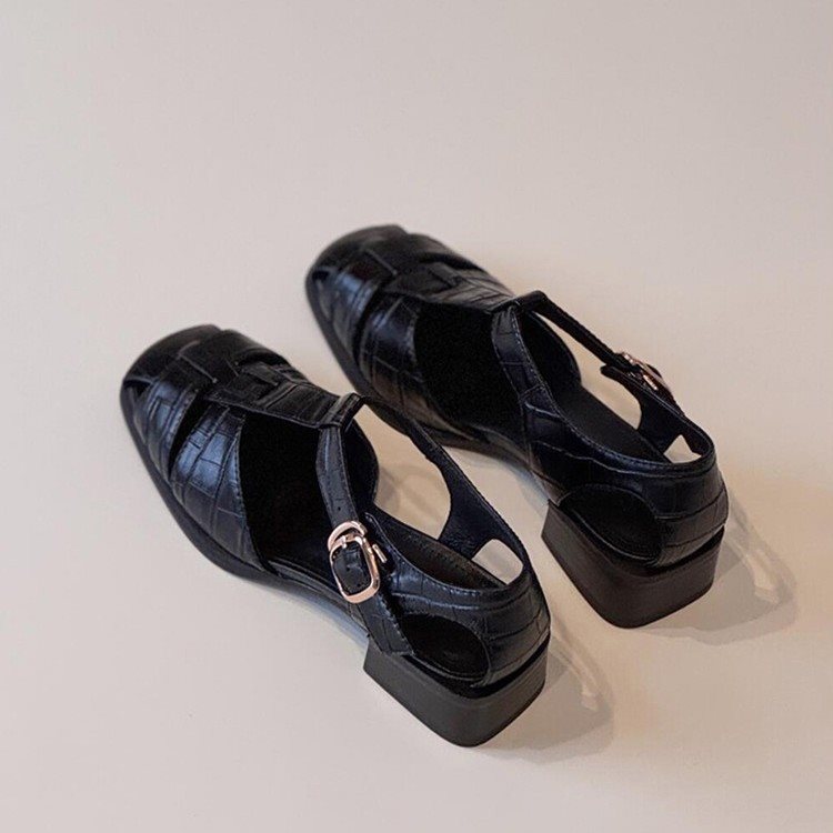 Women's Sandals Summer New Fas - đánh giá và giá Square Toe Mule