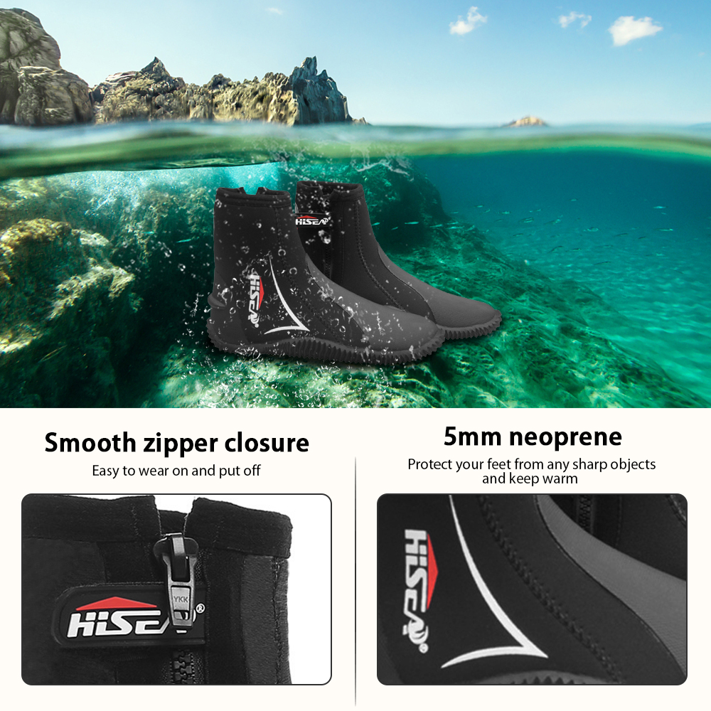 5mm Neoprene Dive Boots Wetsui - đánh giá và giá Women'S Shoes Neuropathy