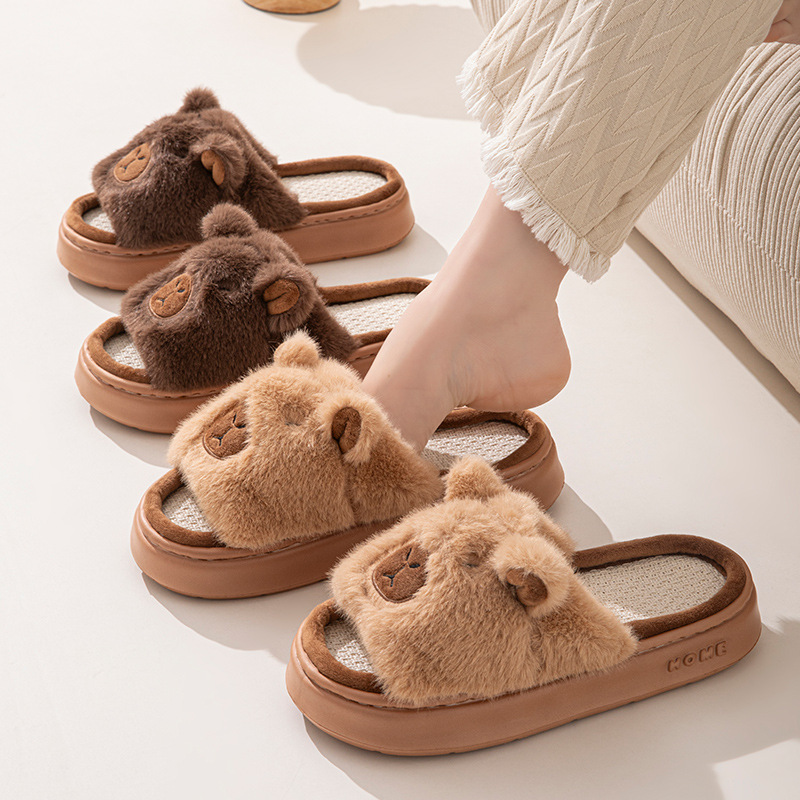 Hemp Cartoon Women's Slippers  - đánh giá và giá Women Shoes On Sale