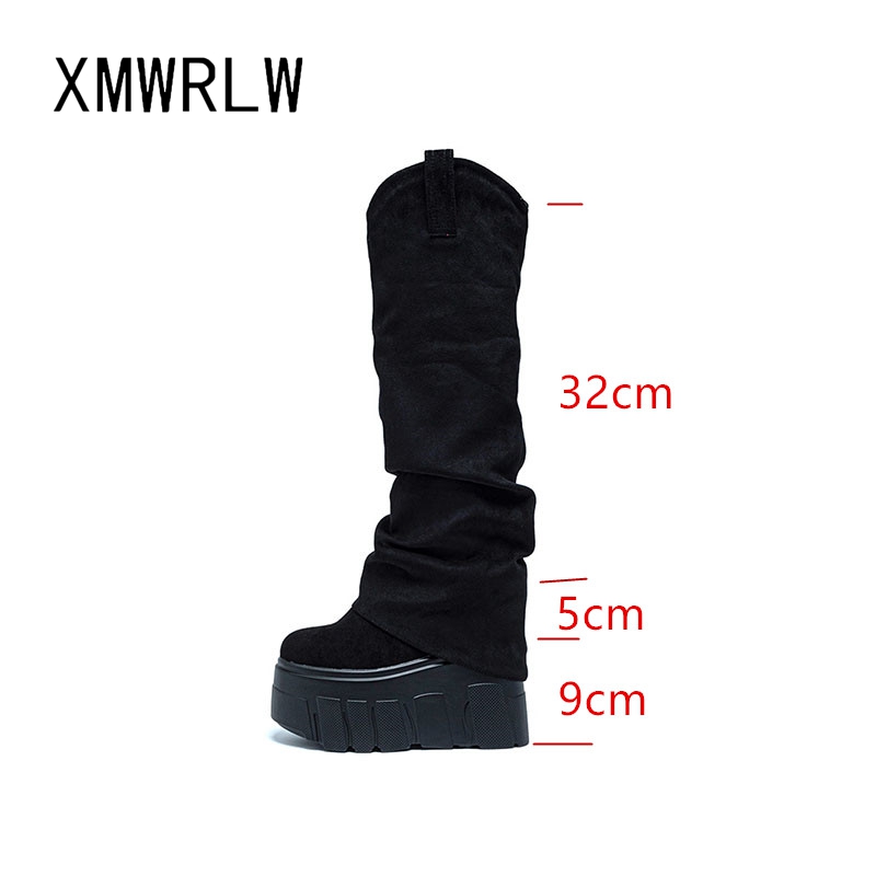 XMWRLW 2025 Autumn Winter Wome - đánh giá và giá Knee High Boots Women