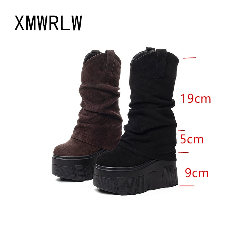 XMWRLW 2025 Autumn Winter Wome - đánh giá và giá Knee High Boots Women