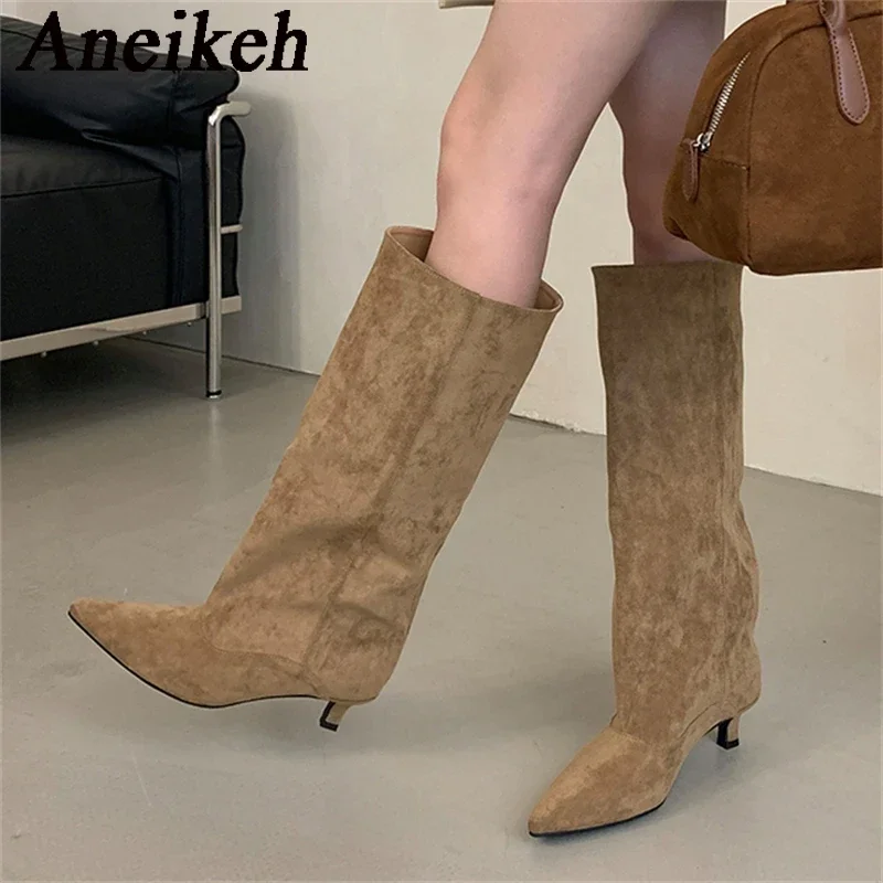 Aneikeh Autumn Winter Pointed  - đánh giá và giá Women'S Shoes Chelsea