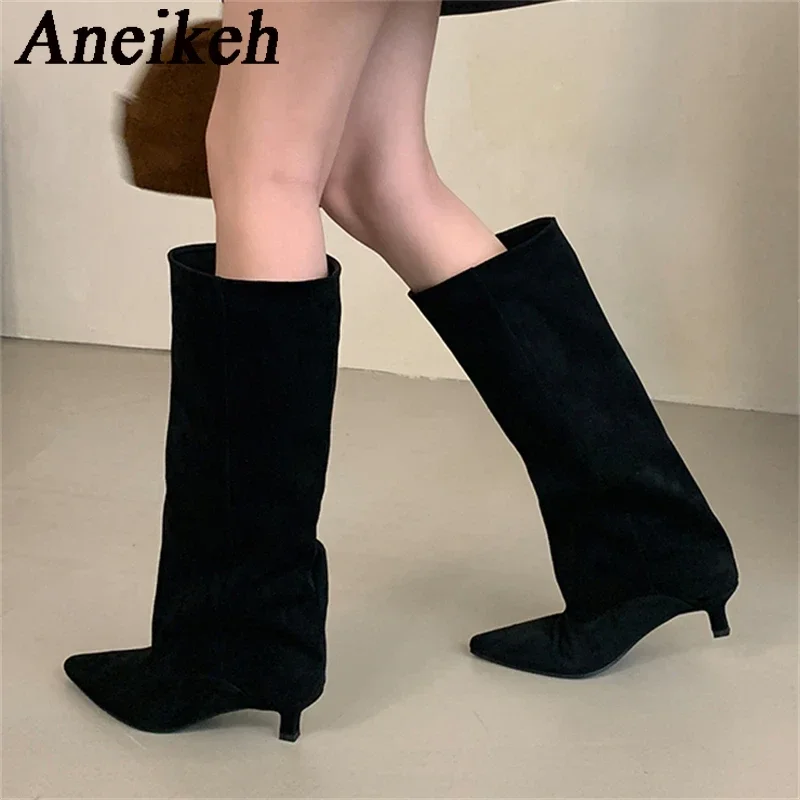 Aneikeh Autumn Winter Pointed  - đánh giá và giá Women'S Shoes Chelsea