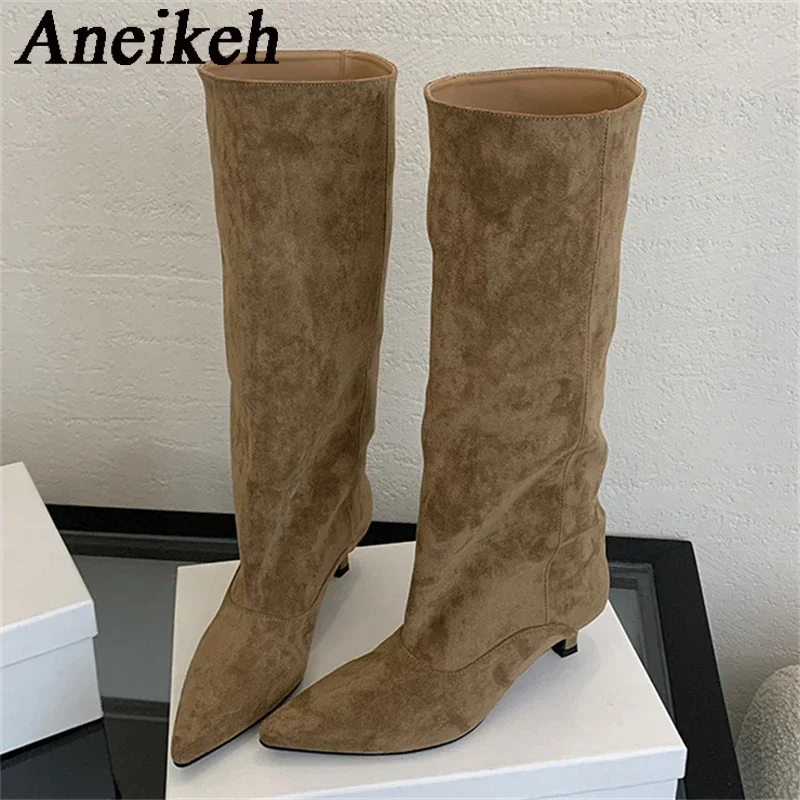 Aneikeh Autumn Winter Pointed  - đánh giá và giá Women'S Shoes Chelsea