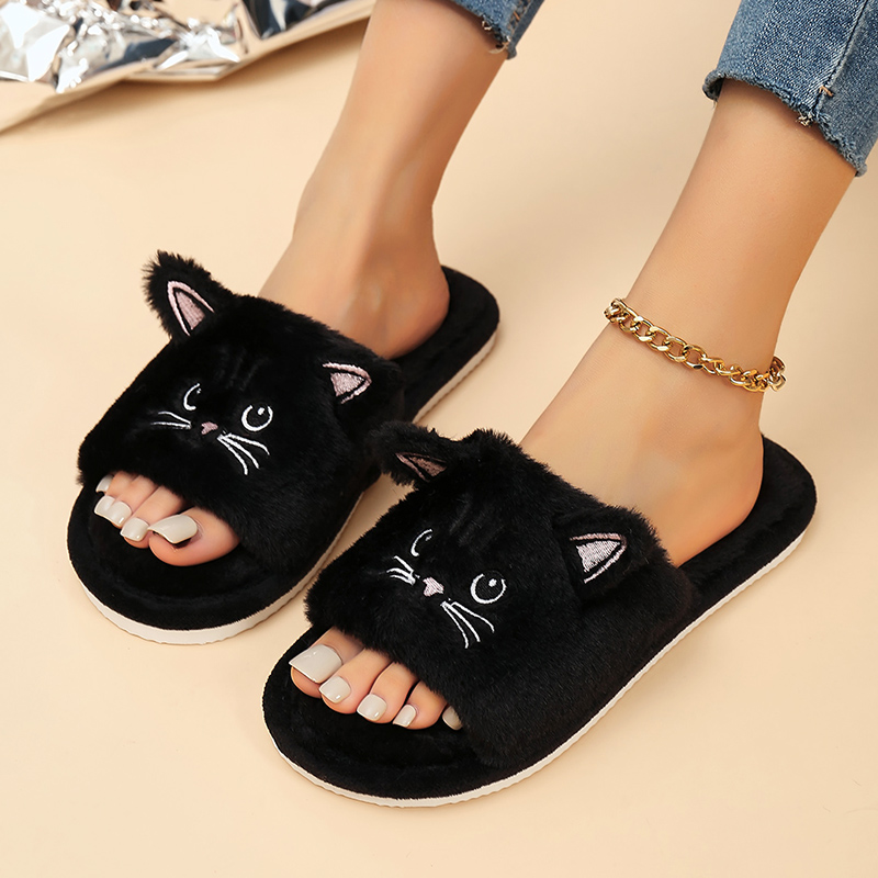 Casual Fluffy Women's Slippers - đánh giá và giá Women Shoes On Sale