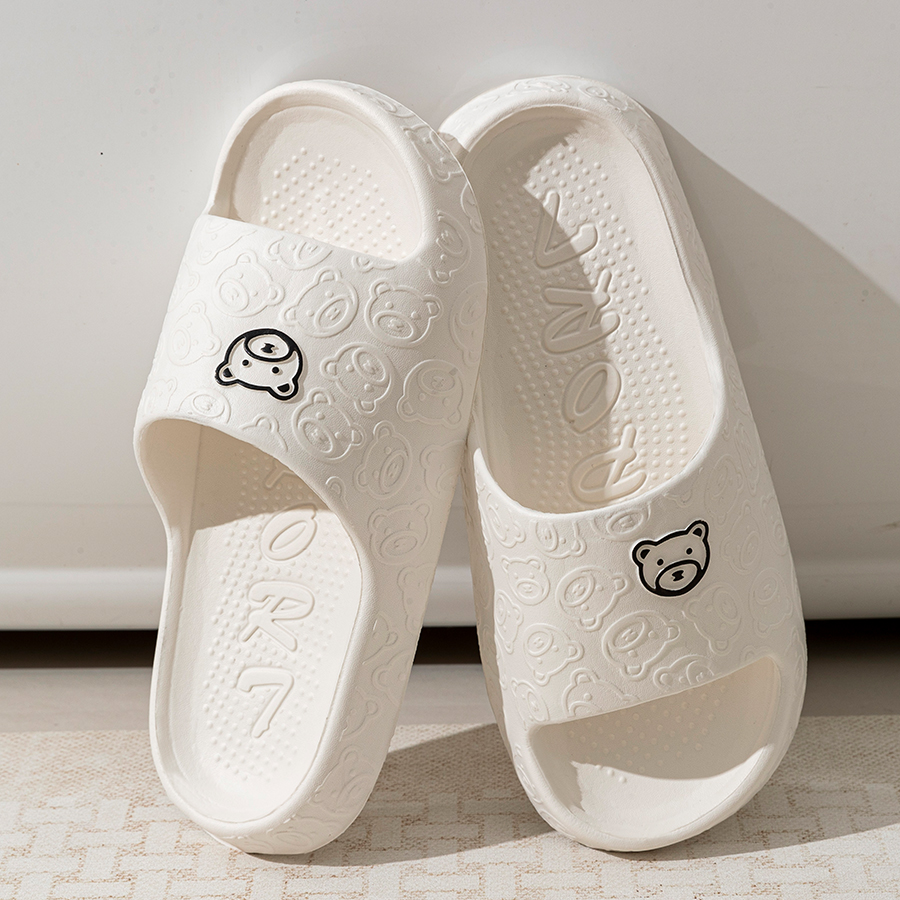 Printting Cute Bear Women Slip - đánh giá và giá Women'S Shoes Neuropathy