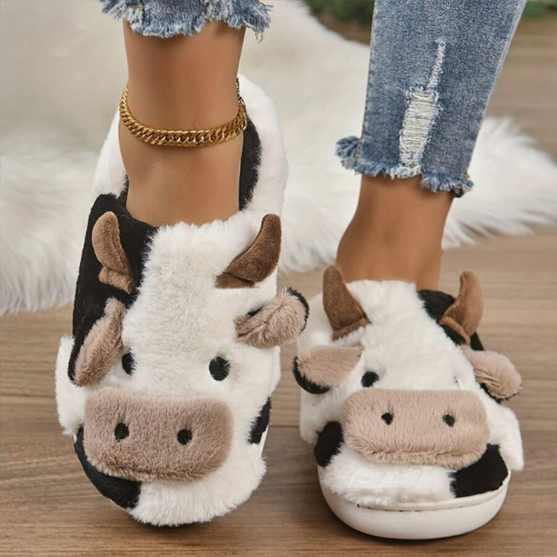 Soft Cow Slippers for Women -  - đánh giá và giá Women Shoes On Sale
