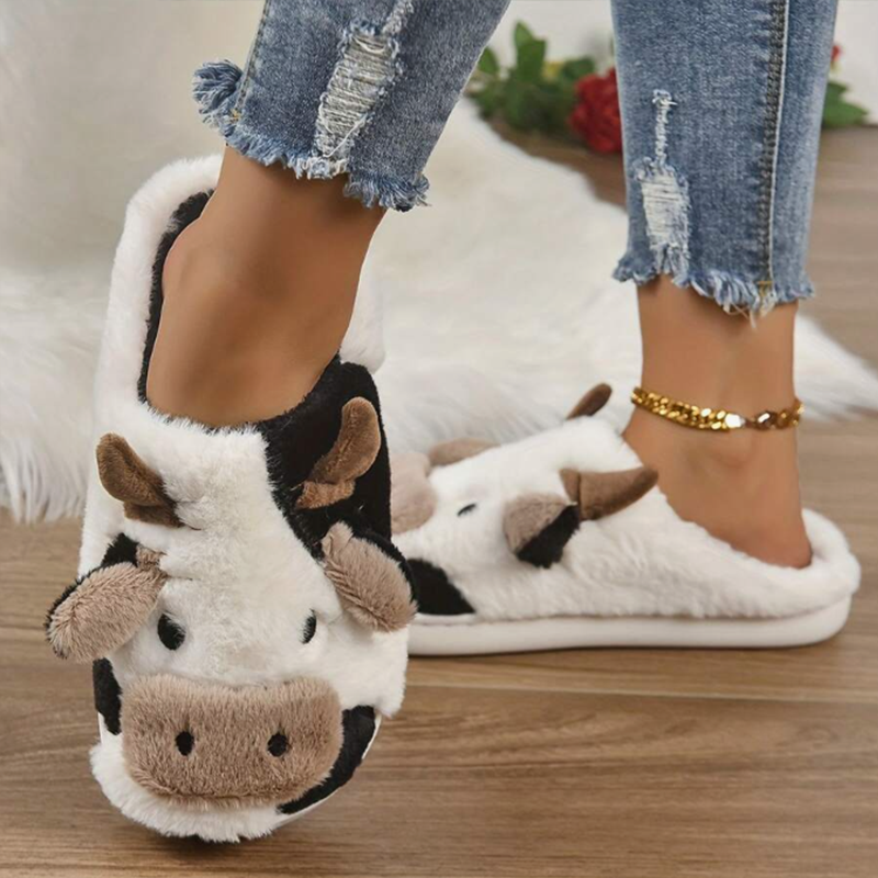 Soft Cow Slippers for Women -  - đánh giá và giá Women Shoes On Sale
