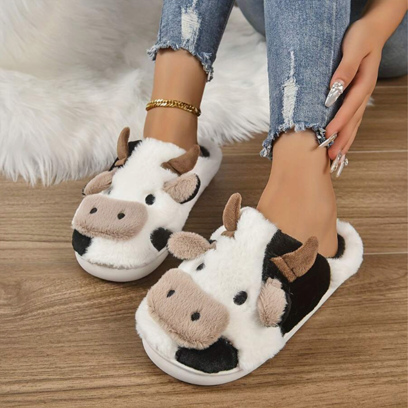 Soft Cow Slippers for Women -  - đánh giá và giá Women Shoes On Sale