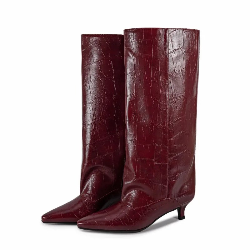 Kitten Heel Wide Calf Boots, C - đánh giá và giá Wide Fit Heels