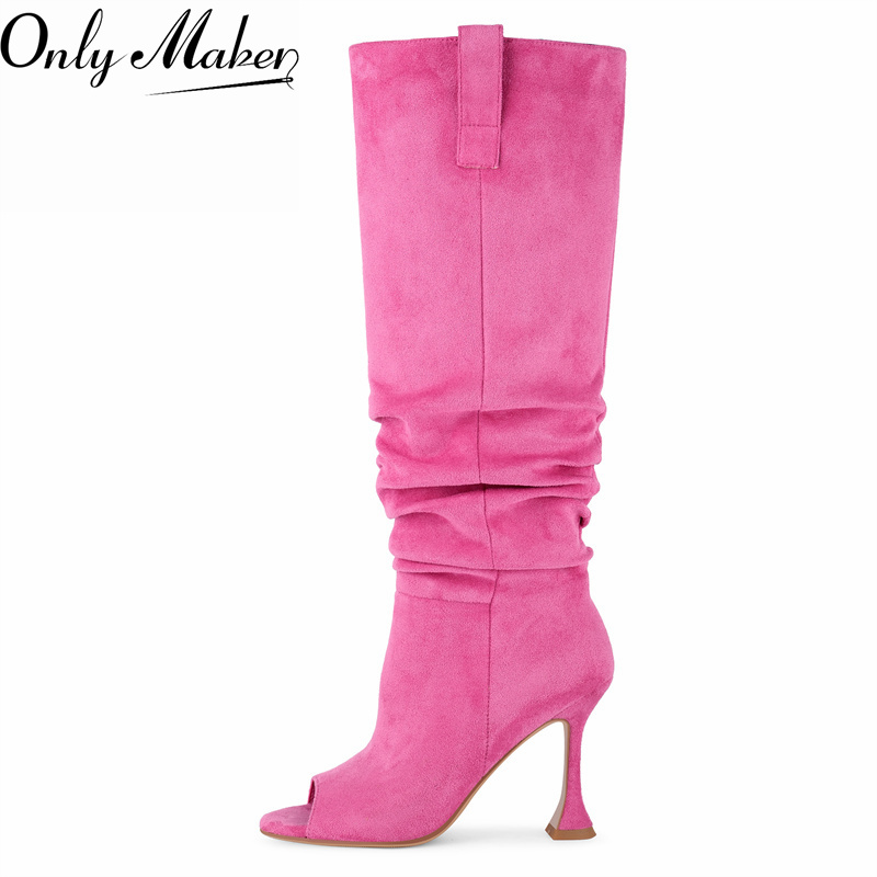 Onlymaker Peep Open Toe Pleate - đánh giá và giá Wide Fit Heels