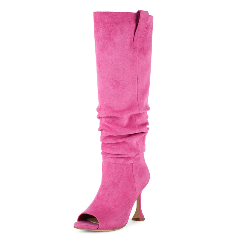Onlymaker Peep Open Toe Pleate - đánh giá và giá Wide Fit Heels
